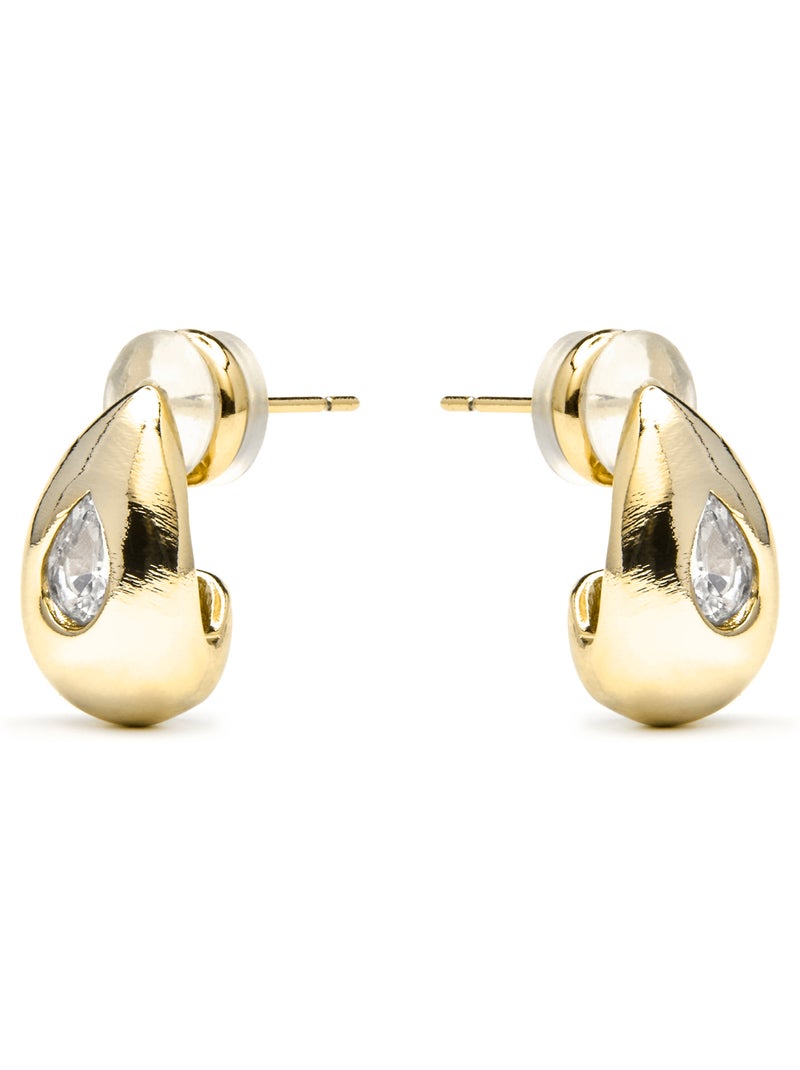 Luxenter Garai Boucles d'oreilles et plaqué or 18k Argent - Kiabi