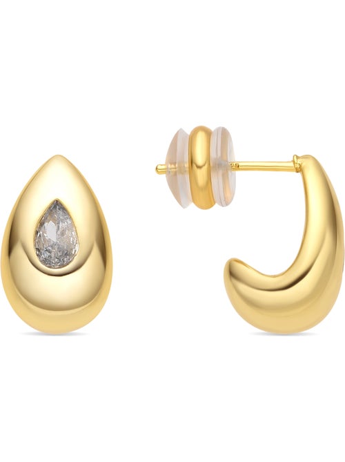 Luxenter Garai Boucles d'oreilles et plaqué or 18k - Kiabi