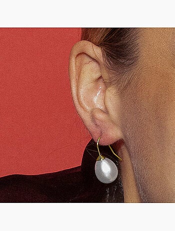Luxenter Gesis Boucles d'oreilles et plaqué or 18k