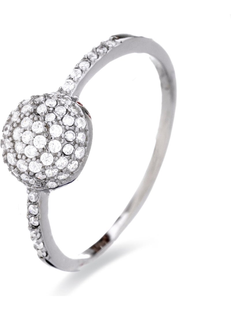 Luxenter Langui Bague en argent et zircon brillant Argent - Kiabi