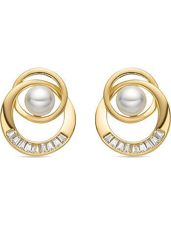 Luxenter Lebya Boucles d'oreilles et plaqué or 18k