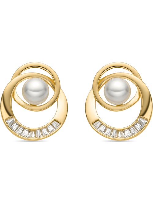 Luxenter Lebya Boucles d'oreilles et plaqué or 18k - Kiabi Luxenter Lebya Boucles d'oreilles et plaqué or 18k - Kiabi