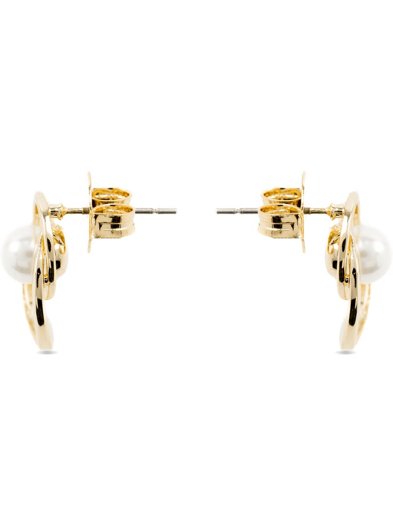 Luxenter Lebya Boucles d'oreilles et plaqué or 18k Argent - Kiabi