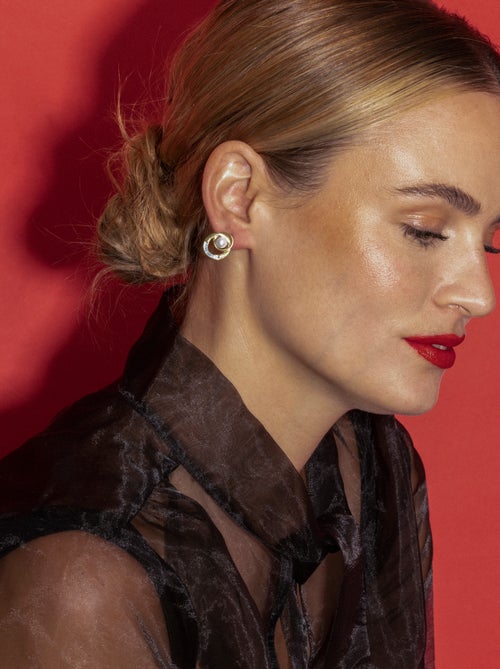 Luxenter Lebya Boucles d'oreilles plaqué or 18 carats - Kiabi