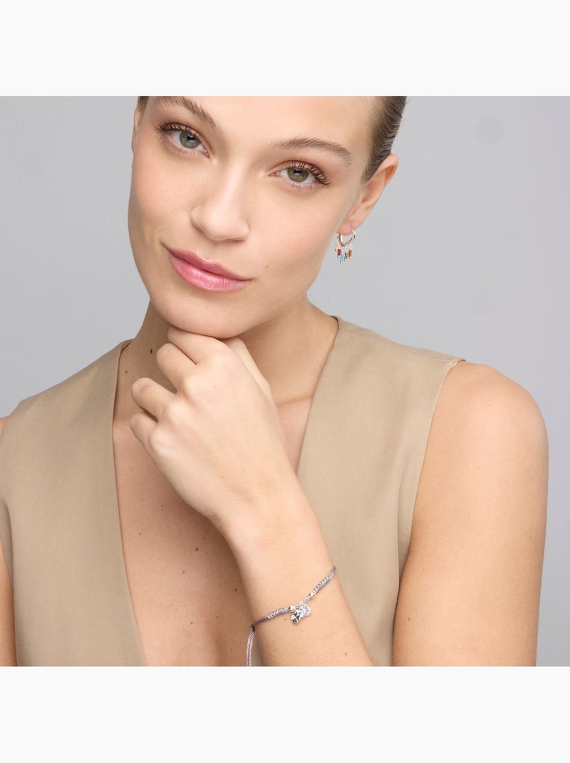 Luxenter Lelsi Boucles d'oreilles en argent 925 Multicolore - Kiabi