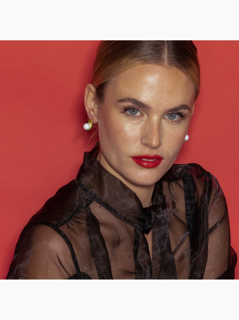 Luxenter Lyhu Boucles d'oreilles or 18k Blanc - Kiabi