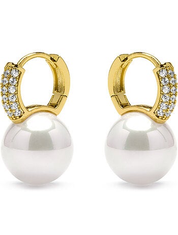 Luxenter Maeki Boucles d'oreilles et plaqué or 18k