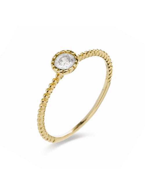 Luxenter Naadim Bague en argent 925 plaqué or - Kiabi Luxenter Naadim Bague en argent 925 plaqué or - Kiabi