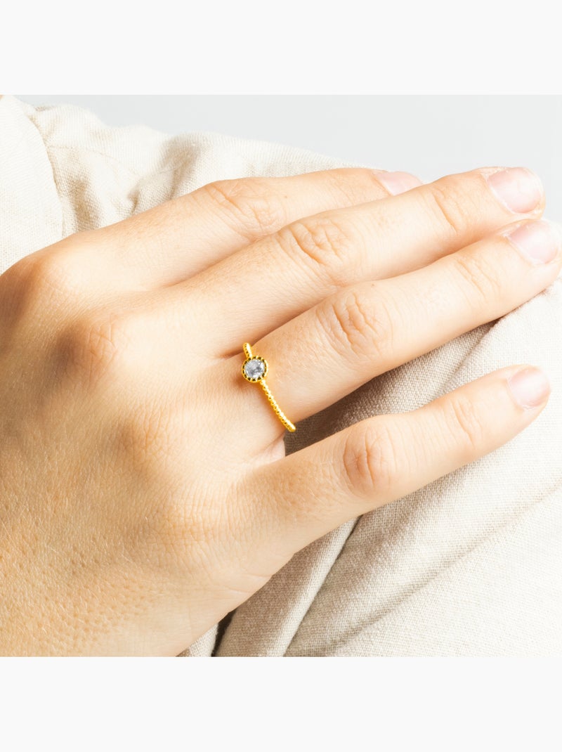Luxenter Naadim Bague en argent 925 plaqué or Doré/or - Kiabi
