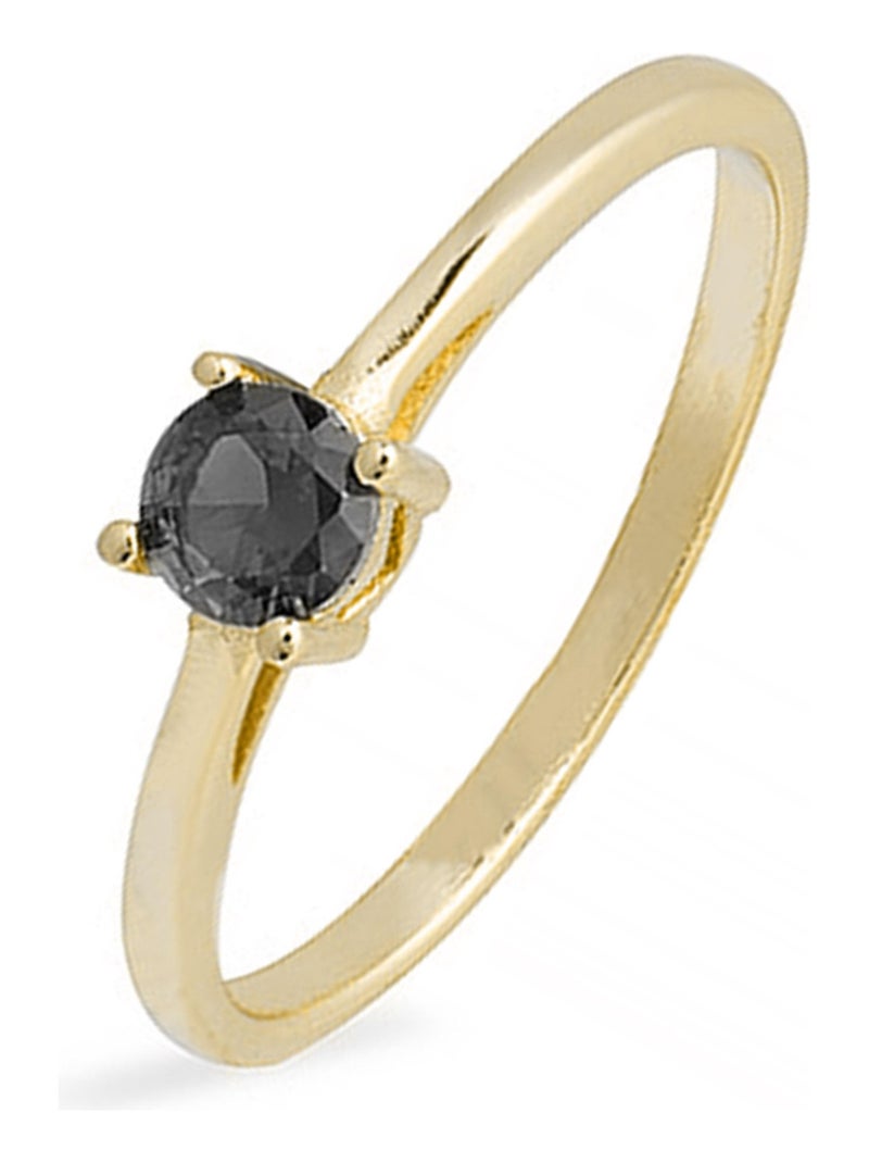 Luxenter Otieno Bague en argent 925 Noir - Kiabi