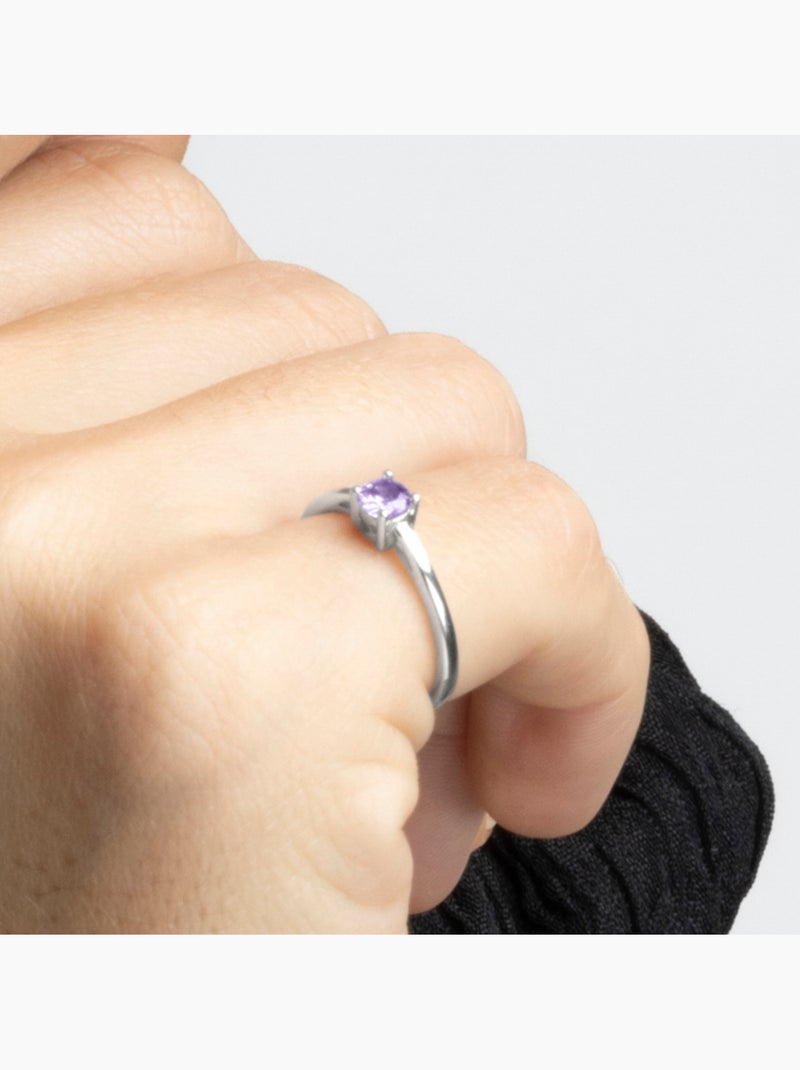 Luxenter Otieno Bague en argent 925 Violet clair - Kiabi
