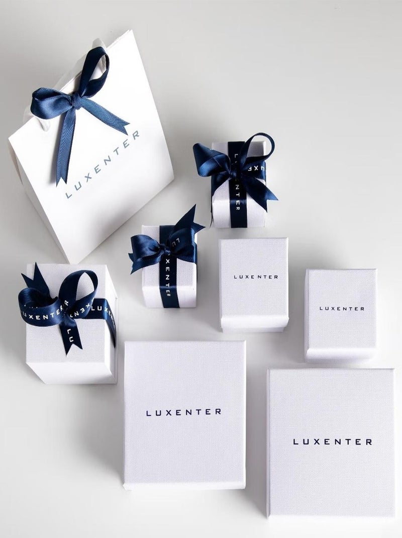 Luxenter Otieno Collier en argent 925 Bleu - Kiabi