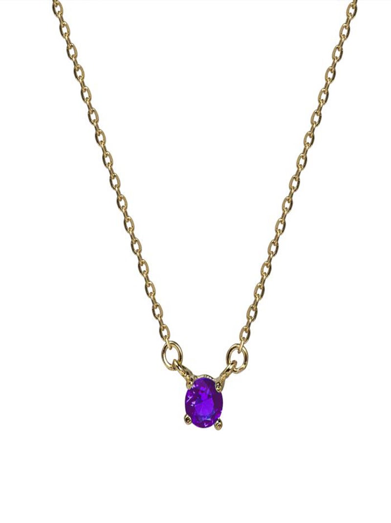Luxenter Otieno Collier en argent 925 Violet - Kiabi