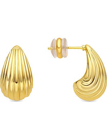 Luxenter Overin Boucles d'oreilles et plaqué or 18k