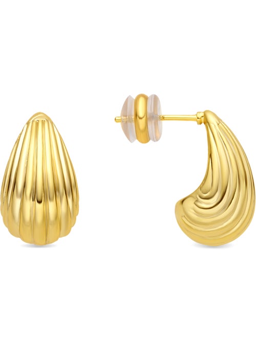 Luxenter Overin Boucles d'oreilles et plaqué or 18k - Kiabi