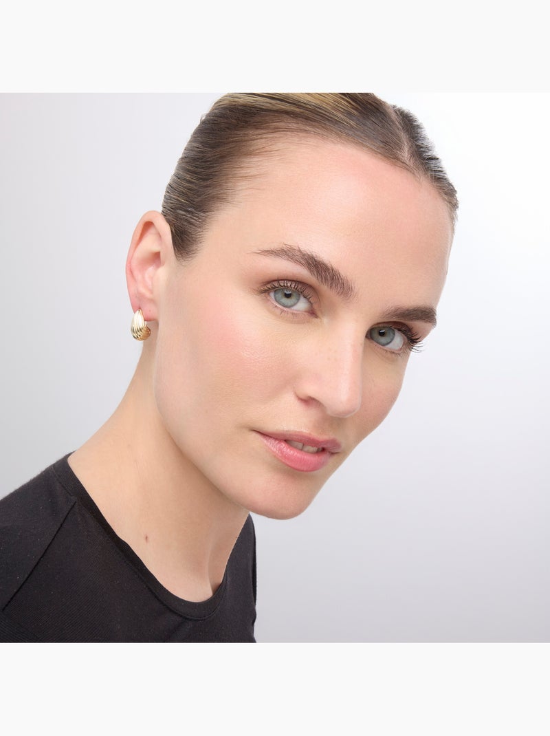 Luxenter Overin Boucles d'oreilles et plaqué or 18k Jaune - Kiabi