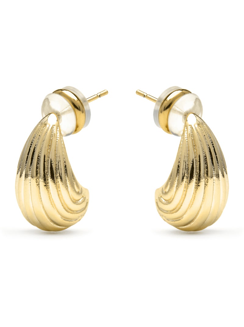 Luxenter Overin Boucles d'oreilles et plaqué or 18k Jaune - Kiabi
