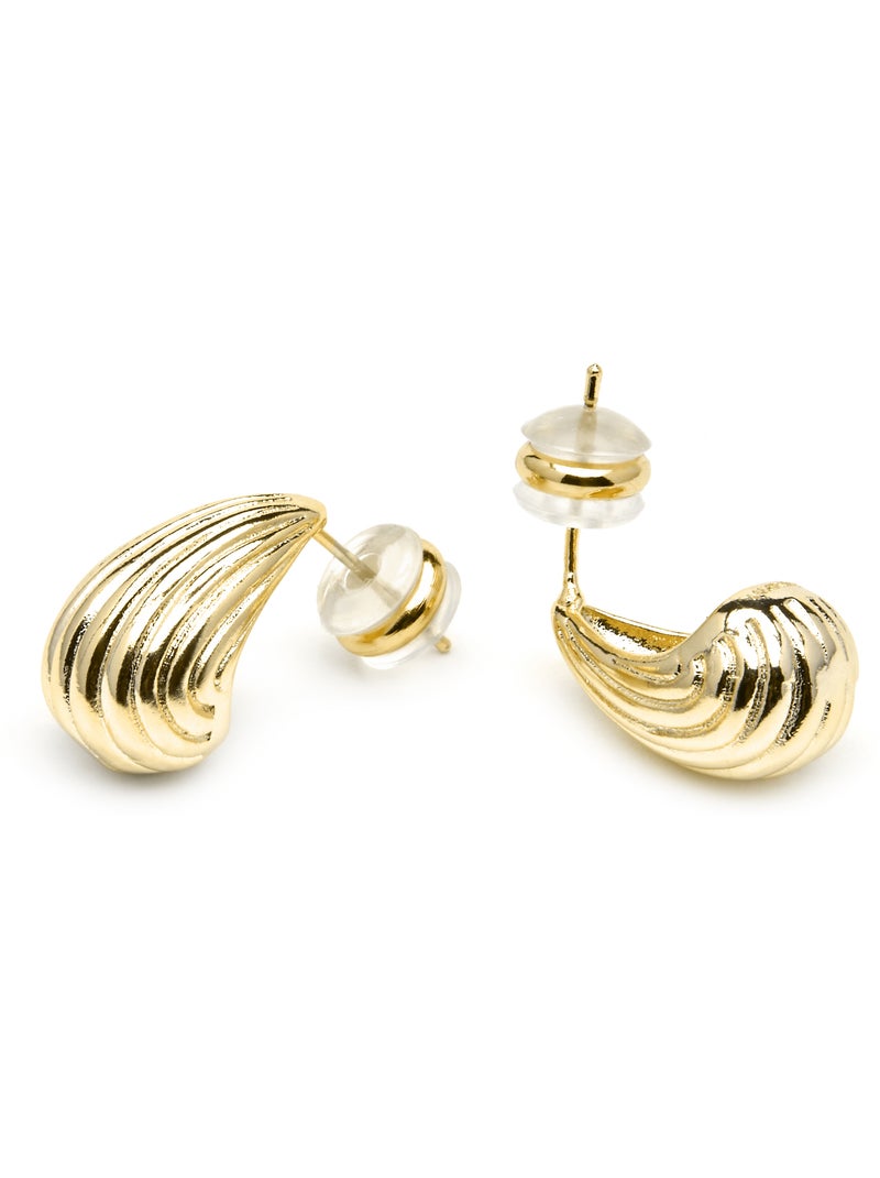Luxenter Overin Boucles d'oreilles et plaqué or 18k Jaune - Kiabi