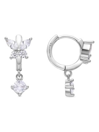 Luxenter Rakga Boucles d'oreilles rhodiées