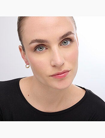 Luxenter Redi Boucles d'oreilles et plaqué or 18k