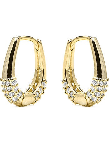 Luxenter Redi Boucles d'oreilles et plaqué or 18k