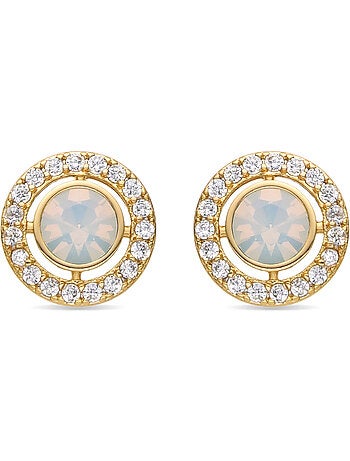 Luxenter Riashe Boucles d'oreilles et plaqué or 18k