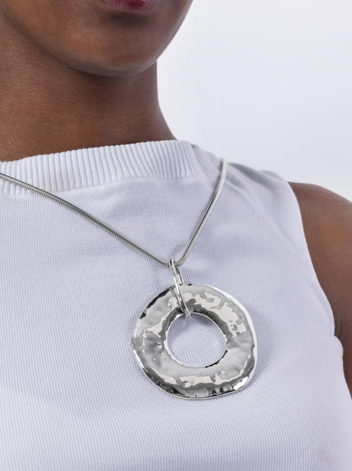 Luxenter Routa collier plaqué rhodium - Kiabi