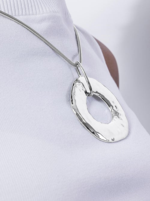 Luxenter Routa collier plaqué rhodium - Kiabi
