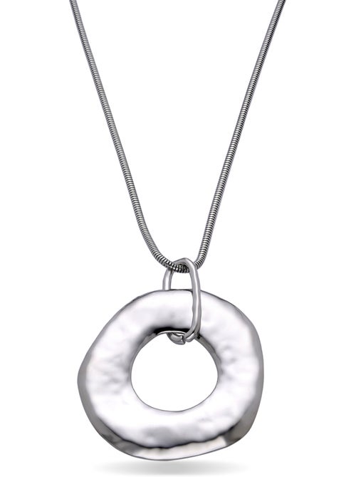 Luxenter Routa collier plaqué rhodium - Kiabi Luxenter Routa collier plaqué rhodium - Kiabi