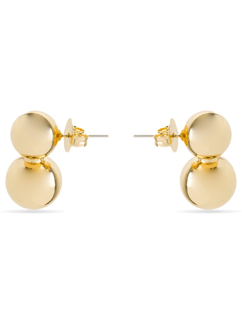 Luxenter Ryro Boucles d'oreilles et plaqué or 18k Doré/or - Kiabi