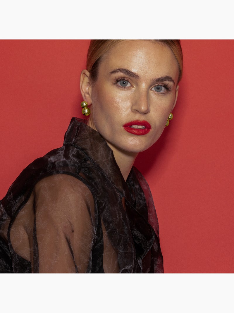 Luxenter Ryro Boucles d'oreilles et plaqué or 18k Jaune - Kiabi