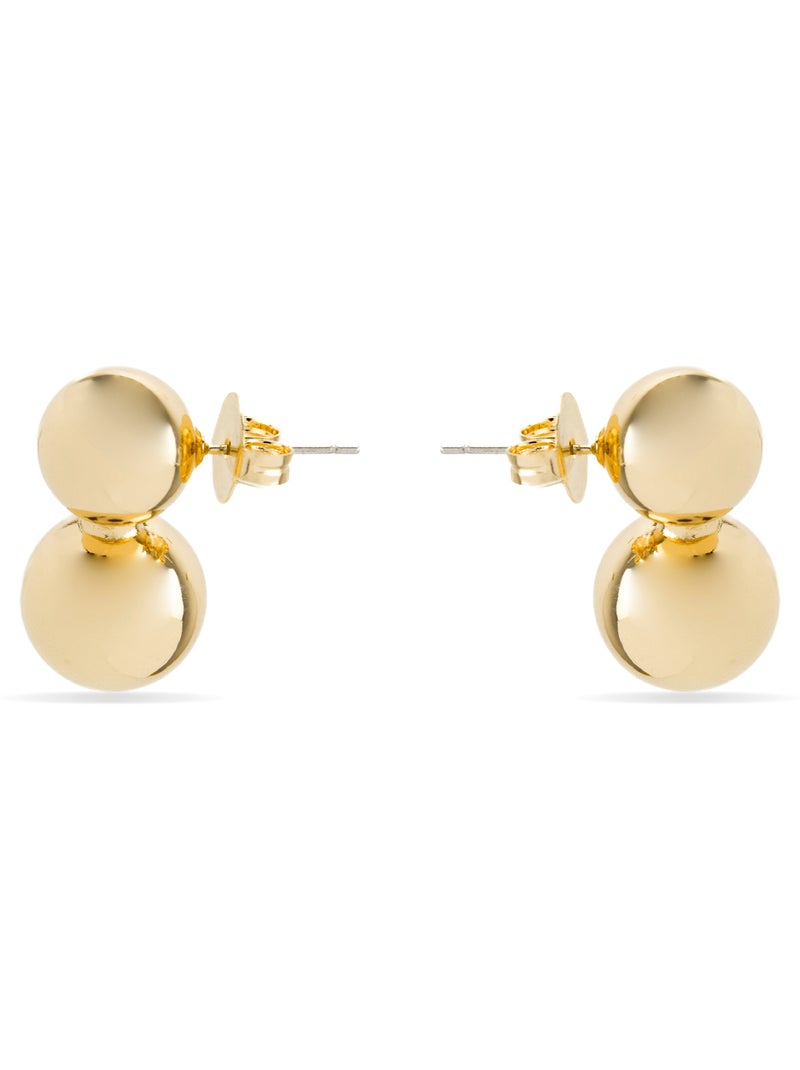 Luxenter Ryro Boucles d'oreilles et plaqué or 18k Jaune - Kiabi