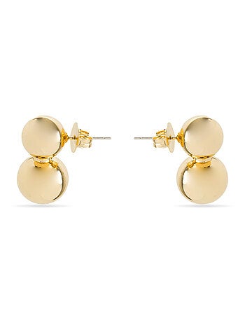 Luxenter Ryro Boucles d'oreilles plaqué or 18 carats