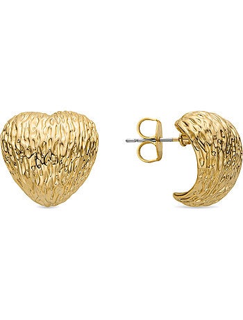 Luxenter Saleth Boucles d'oreilles et plaqué or 18k