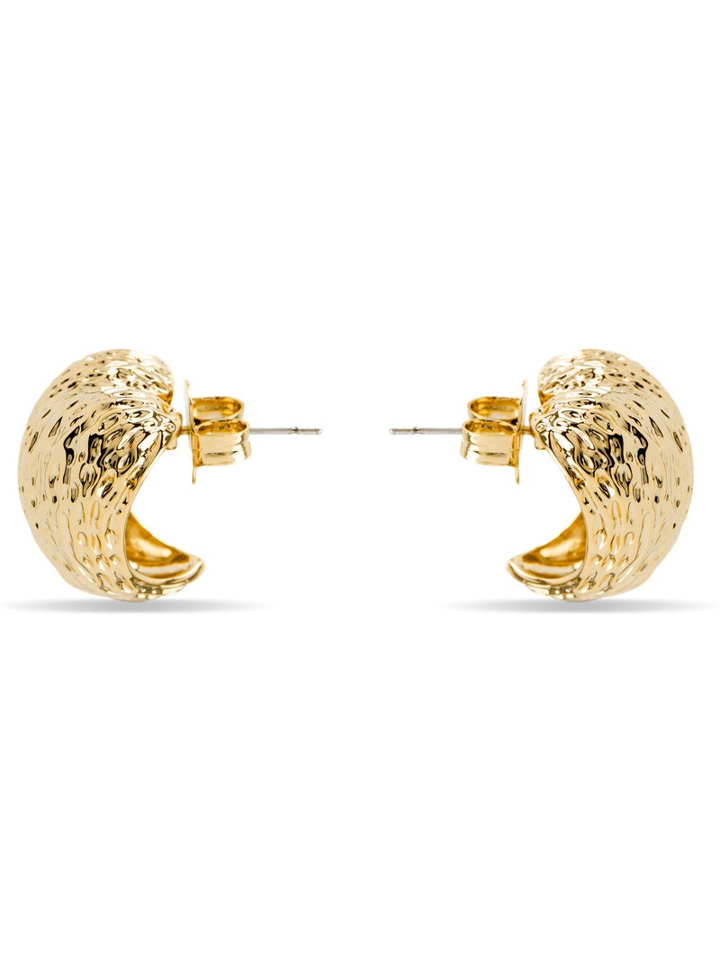 Luxenter Saleth Boucles d'oreilles et plaqué or 18k Jaune - Kiabi