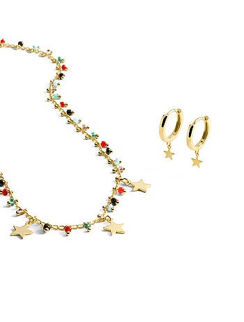 Luxenter set: Beos bracelet and necklace, also in 925 sterling silver.