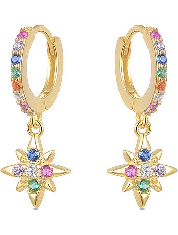 Luxenter Siba Boucles d'oreilles en argent 925