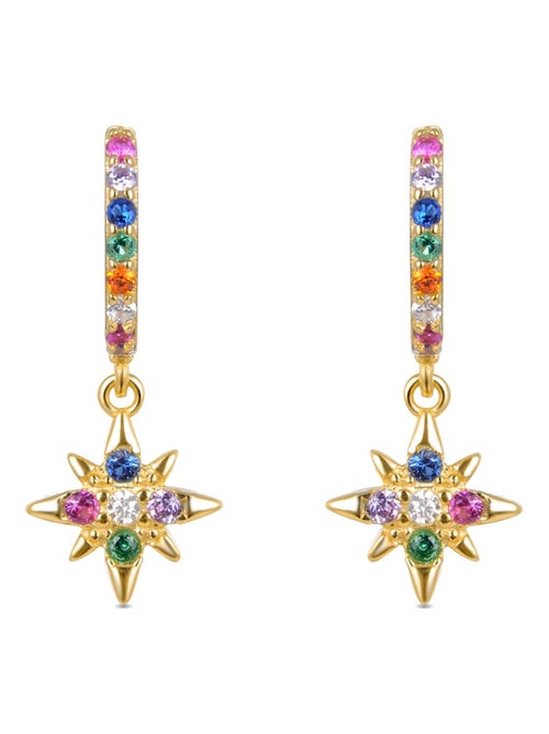 Luxenter Siba Boucles d'oreilles en argent 925 - Kiabi