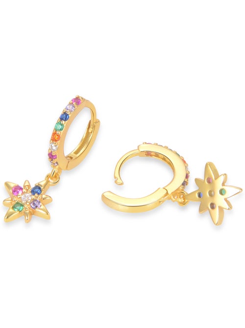 Luxenter Siba Boucles d'oreilles en argent 925 - Kiabi