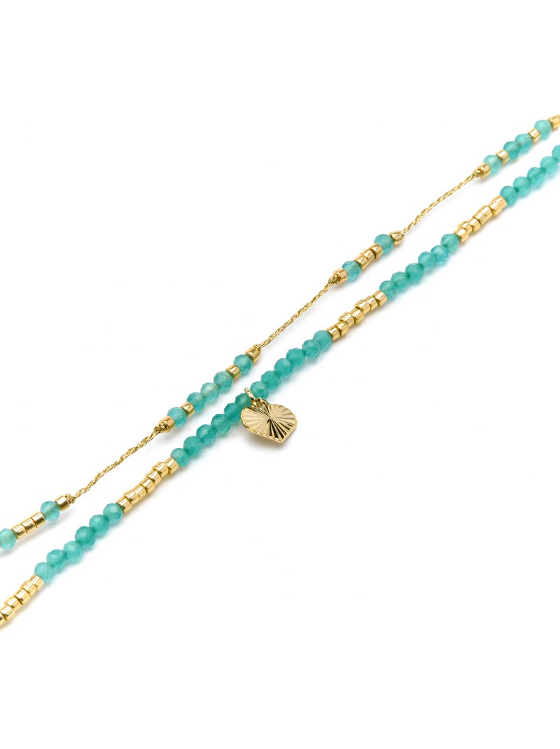 Luxenter Talorce Bracelet en argent 925 Vert - Kiabi