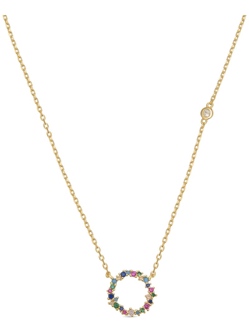 Luxenter Thilak Collier en argent 925 Multicolore - Kiabi
