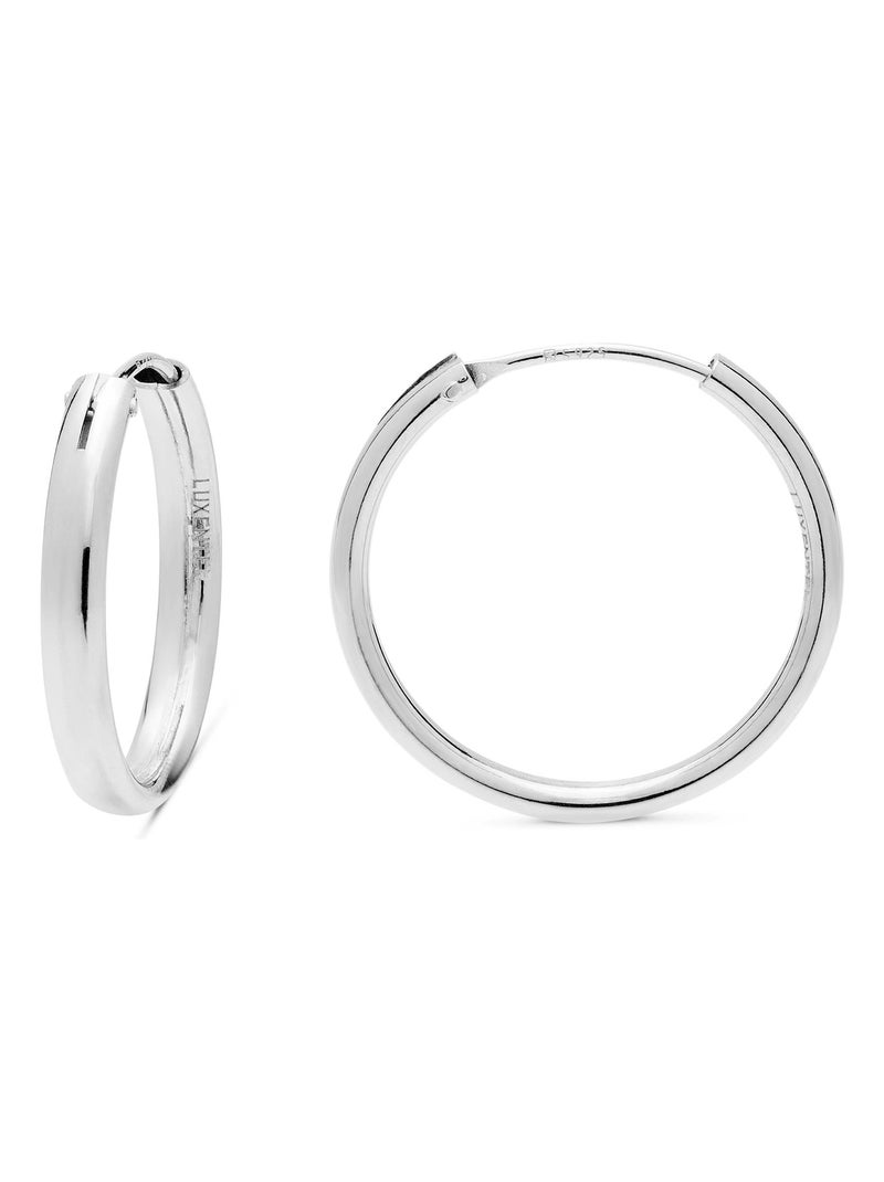 Luxenter werdlas Boucles d'oreilles en argent 925 rhodié Argent - Kiabi