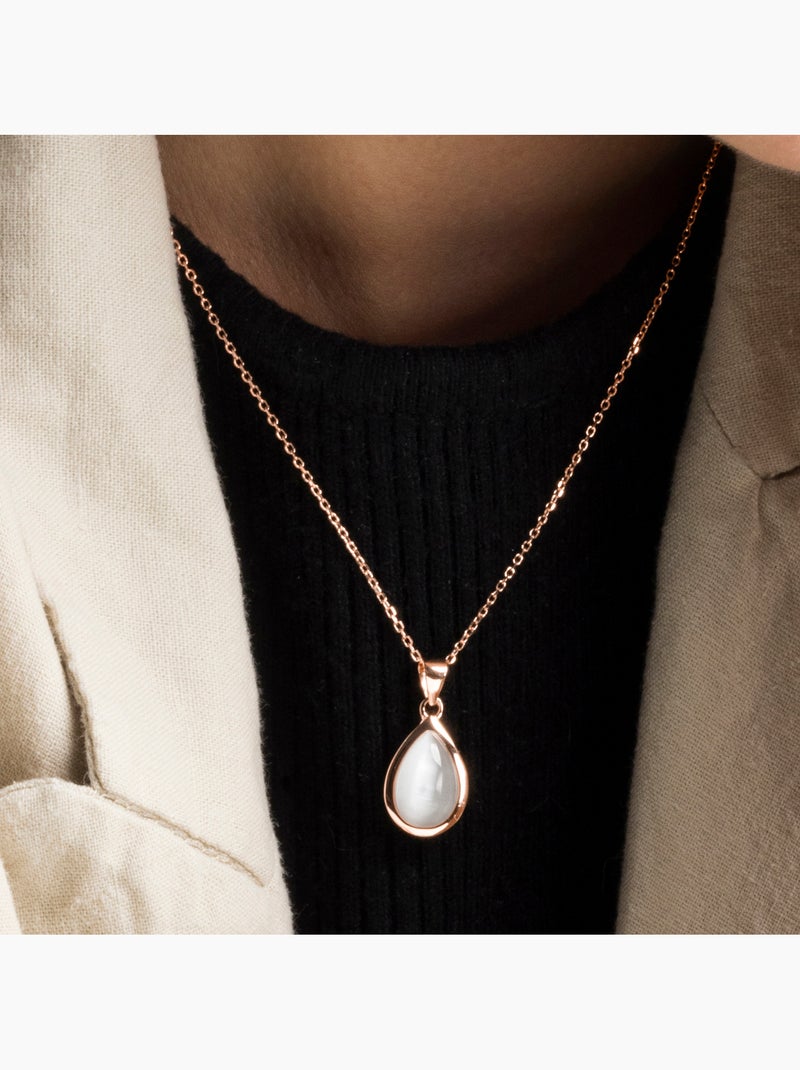 Luxenter Yedia Collier en argent 925 Rose/Or - Kiabi