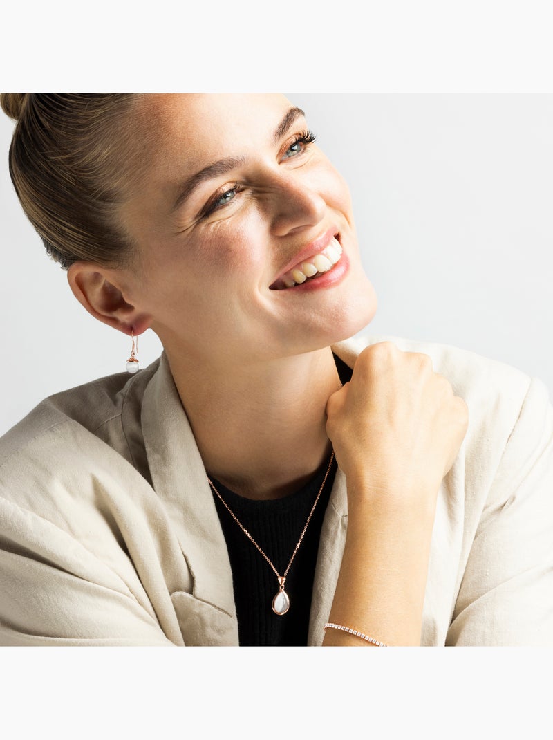 Luxenter Yedia Collier en argent 925 Rose/Or - Kiabi