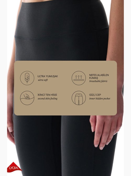 Lycra legging capri à maintien léger et taille haute, light soft penti - Kiabi Lycra legging capri à maintien léger et taille haute, light soft penti - Kiabi