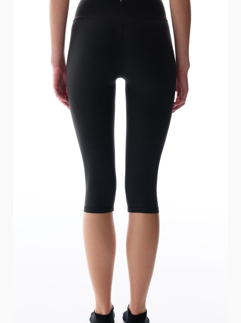 Lycra legging capri à maintien léger et taille haute, light soft penti Noir - Kiabi