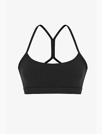 Lycra soutien-gorge de sport dos nageur à maintien léger, avec coussinets amovibles penti