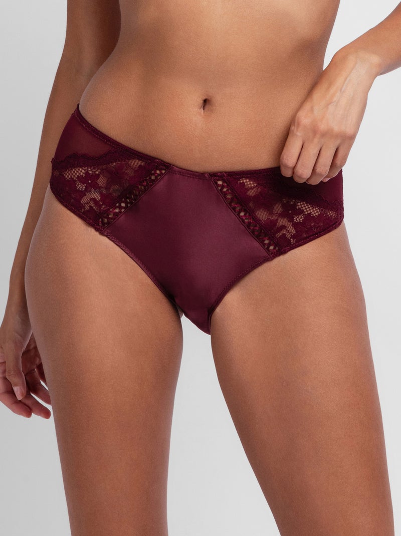 Lyra satin hipster classique Dorina Noir - Kiabi