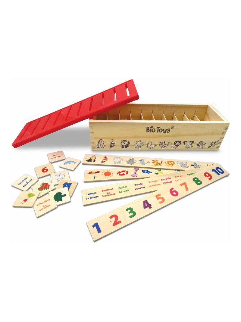 Ma Boîte À Vocabulaire – Boîte De Tri En Bois N/A - Kiabi