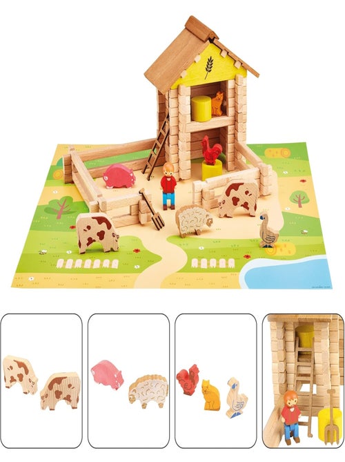 Ma ferme en bois 95 pièces - Kiabi